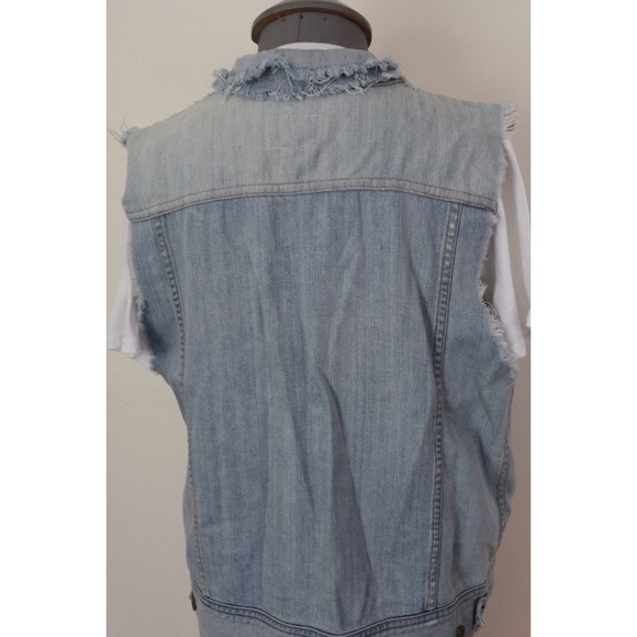 Rag And Bone Denim Vest- Size S fits like M/L - Picture 6 of 7